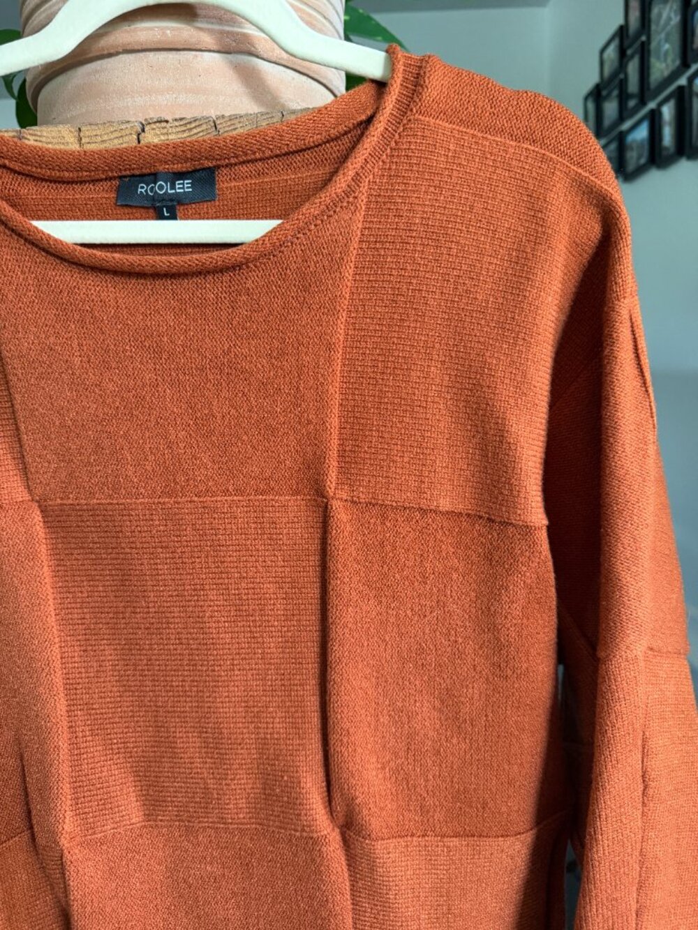 Patchwork Sweater By Roolee - Size L - Picture 3 of 6